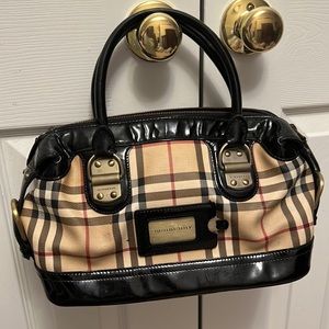 Burberry print handbag